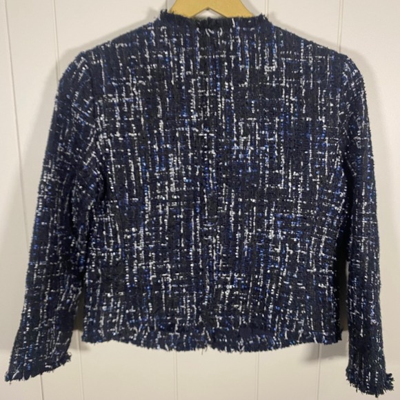 NWT Ann Taylor Petite Tweed Blazer Skirt Suit Set Size 6P 4P Preppy Career - Picture 9 of 16